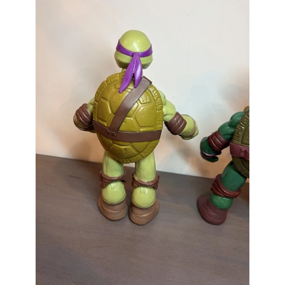 Big Teenage Mutant Ninja Turtle TMNT Playmate 2012 Donatello 11.5 & Raphael 10